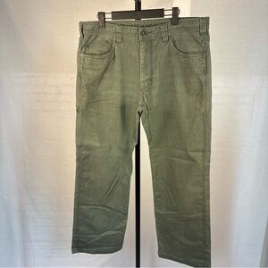 Prana Mens 5-Pocket Jeans in Green 36x30